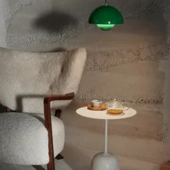 &Tradition Wulff ATD2 Moonlight Sheepskin Oiled Walnut