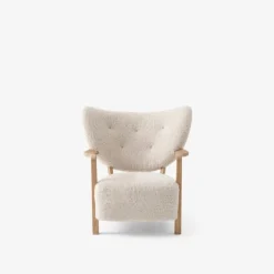 &Tradition Wulff ATD2 Moonlight Sheepskin Oiled Oak