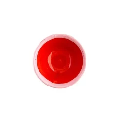 Val Pottery Inez Bowl Red/Pink Edge