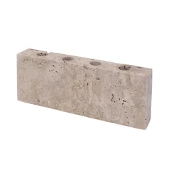 Wabi Sabi Nordic Epode Lysestage (4) Travertin