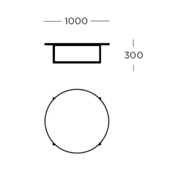 Wendelbo Circle Sofabord Sort