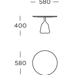 Wendelbo Coin Low Sidebord Sort Eg