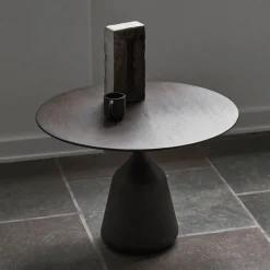 Wendelbo Coin Low Sidebord Mørk Brun Eg