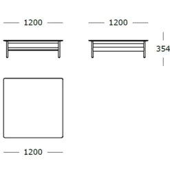 Wendelbo Collect Sofabord Large