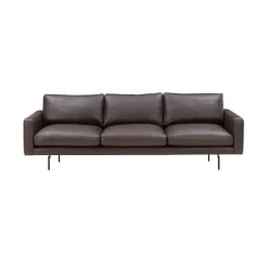 Wendelbo Edge V1 3-Pers. Sofa Brun Faith Læder