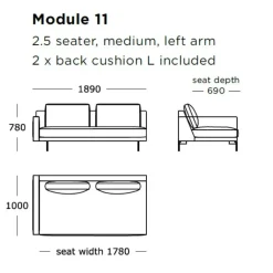 Wendelbo Edge V2 Sofa Højrevendt Soft 02