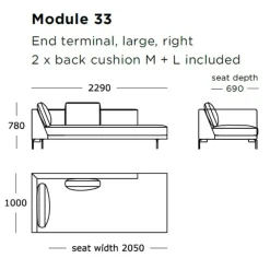 Wendelbo Edge V2 Sofa Højrevendt Soft 02
