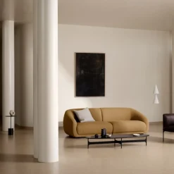 Wendelbo Floema Oval Sofabord Sort