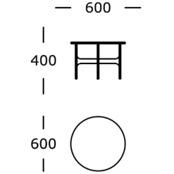 Wendelbo Floema Sofabord Medium Grå