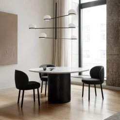 Wendelbo Ovata Spisebord Sort